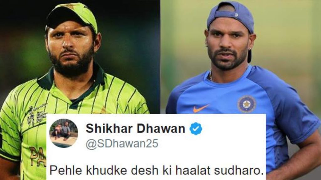 Yuvraj Singh, Harbhajan Singh and Shikhar Dhawan angry over Shahid Afridi