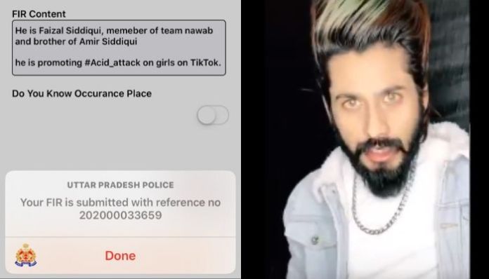 TikToker Faisal Siddiqui accused of promoting an acid attack