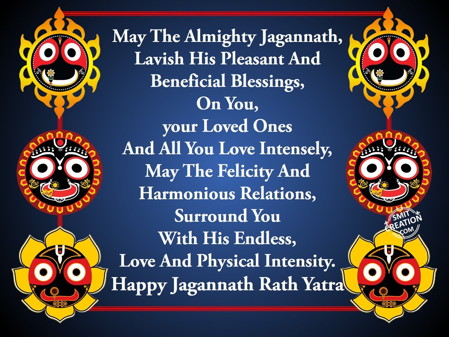 Lord Jagannath Yatra 2020 Wishes