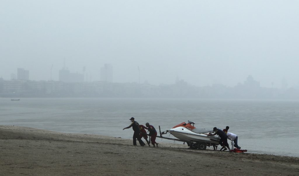 Nisarga storm hits the coast of Maharashtra