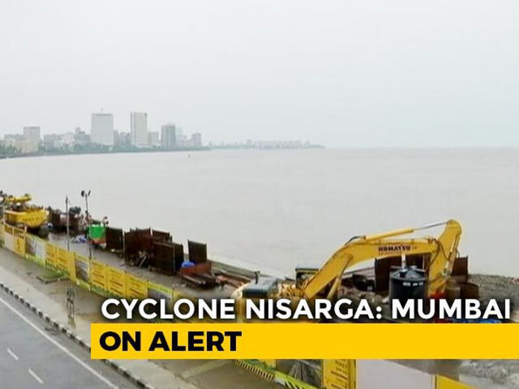 Nisarga storm hits the coast of Maharashtra