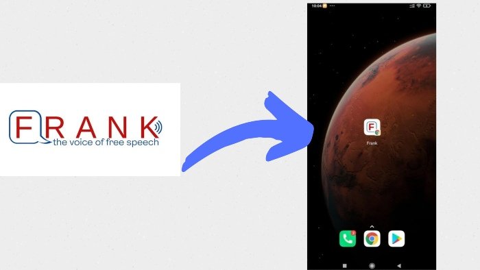 How to add Frankspeech to your homescreen on Android phone