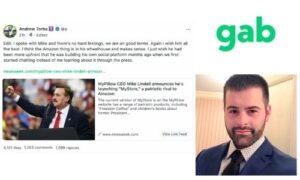 The Andrew Torba and Mike Lindell - Gab and Frank allegation 