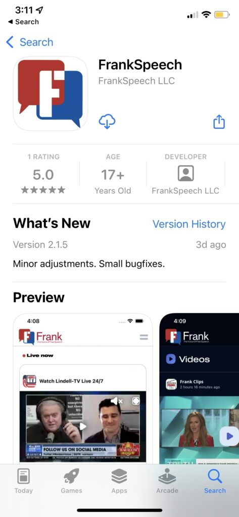 Frankspeech app IOS Download
