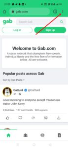 how to create an account on GAB