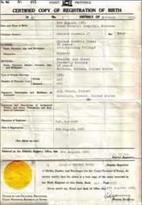 Barack Obama kenyan birth certificate