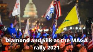 Diamond and Silk at the MAGA rally 2021