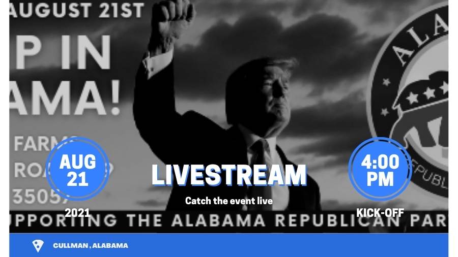 Watch Save America Rally Live From Cullman, Alabama