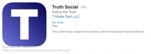 Truth Social at 4.99 a week