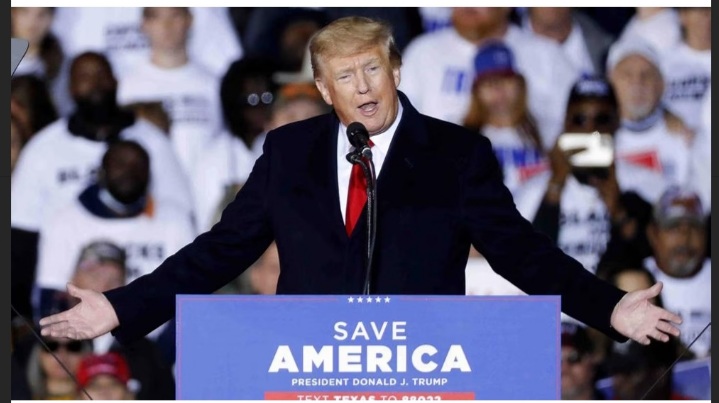 President Donald Trump announced a Save America rally in Casper, Wyoming
