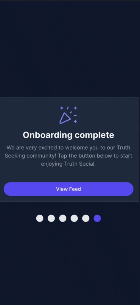 Truth Social Mobile Web app complet