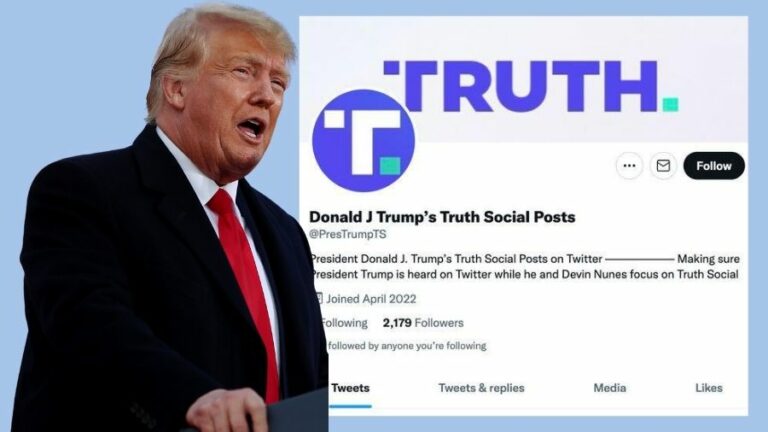 Twitter account dedicated to Trump's Truth Social posts has been ...