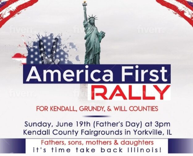 America First rally