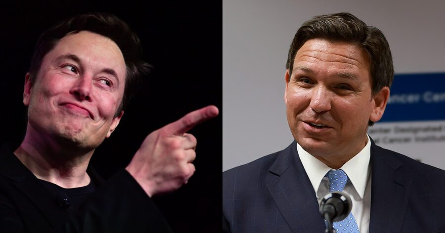 Elon Musk Ron DeSantis