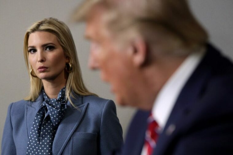 Ivanka distancing herself from trump family