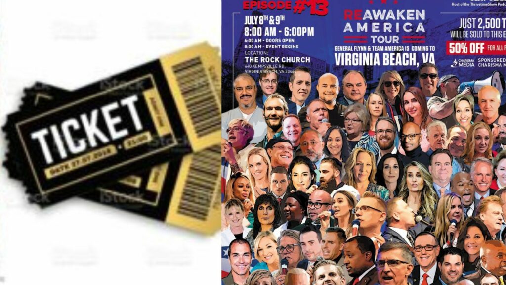 Steps to buy Tickets for ReAwaken America Tour Virginia Beach WorldWire