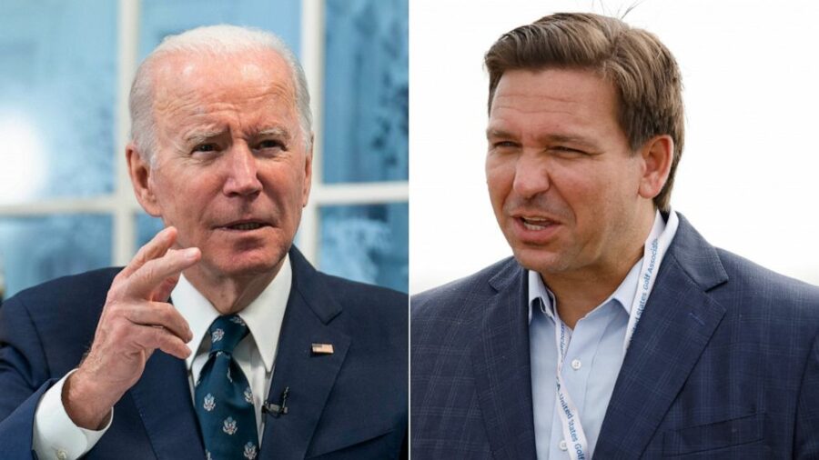 Ron DeSantis Joe Biden