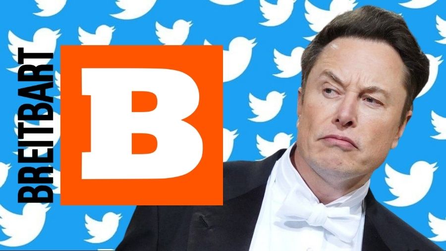 Twitter Bluecheck Brigade gets paranoid about Elon Musk Reading Breitbart Article