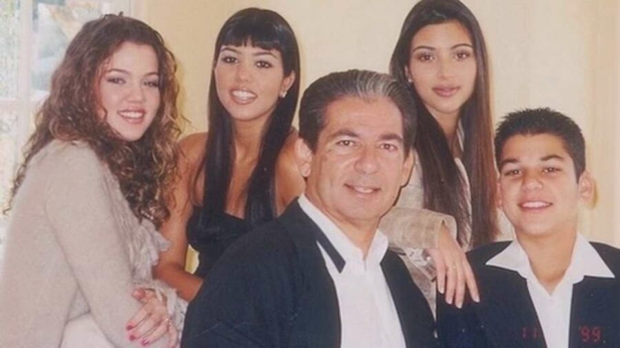 Robert Kardashian and family