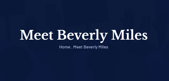  Beverly Miles for Governor