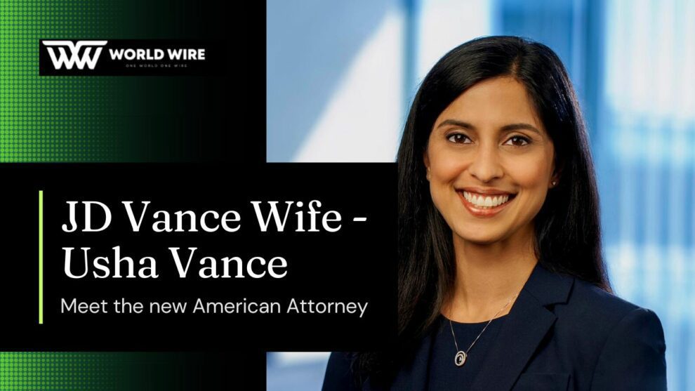 JD Vance Wife - Usha Vance