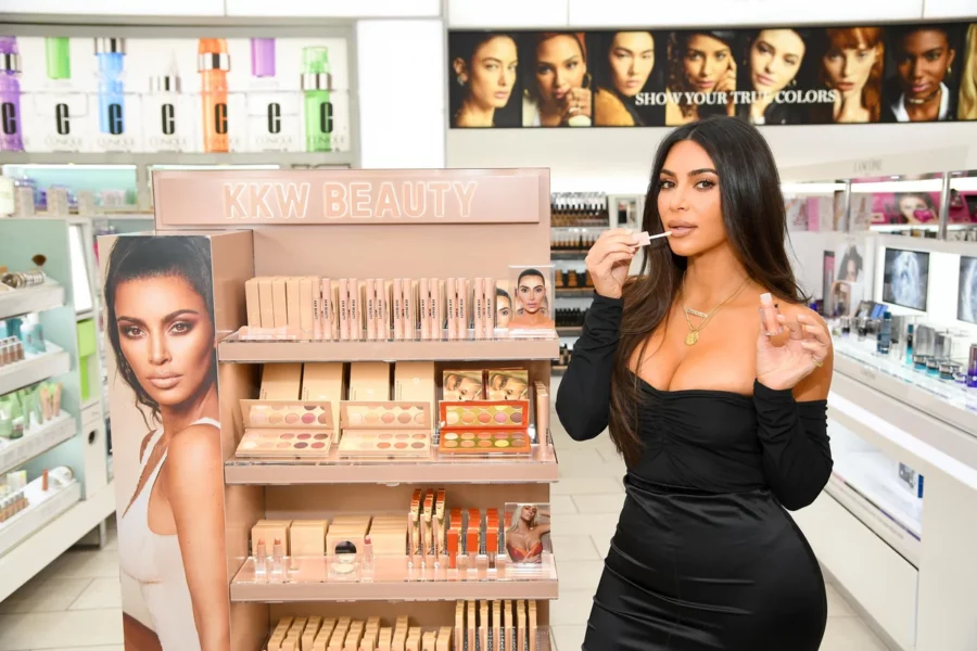 KKW Beauty and Skims