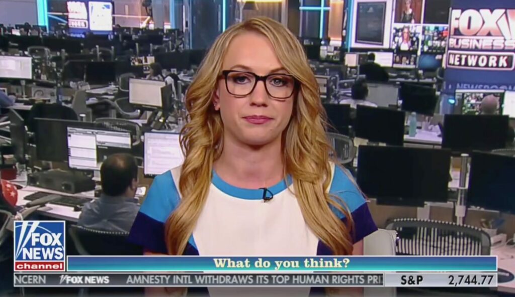 Kat Timpf on Fox news.