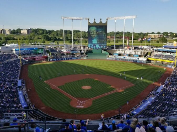 inside view of Kauffman stadium