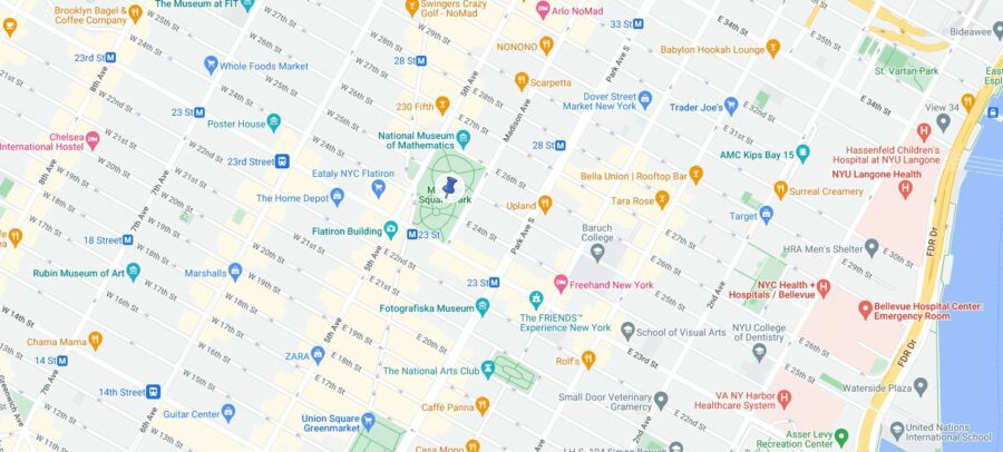 Madison Square Garden Map