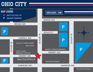 Parking on Ohio City Indians instead of Progressive Field Parking