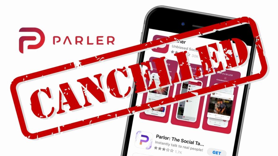 Parler app cancelled