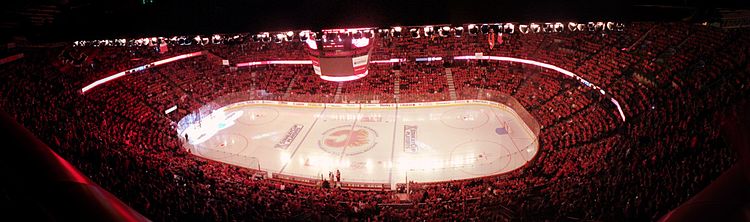 Scotiabank Saddledome inside view