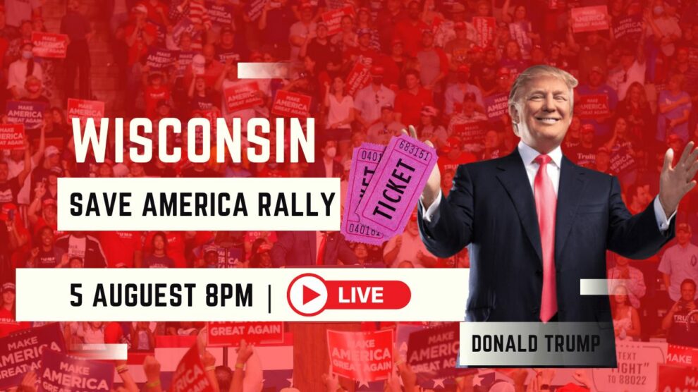 Steps to Register Tickets for Waukesha Save America Rally