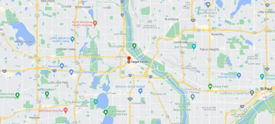 Target Center Google Map