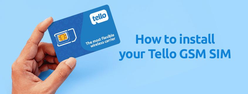 Tello sim card