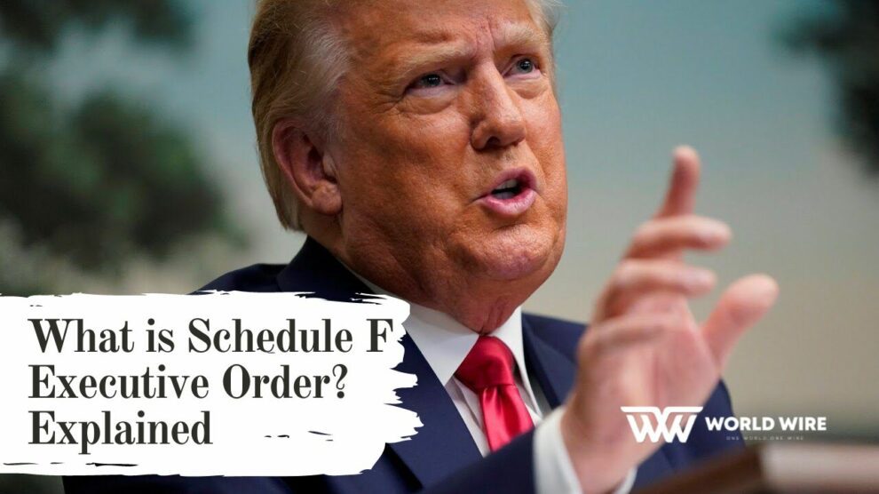 What is Schedule F Executive Order? Explained
