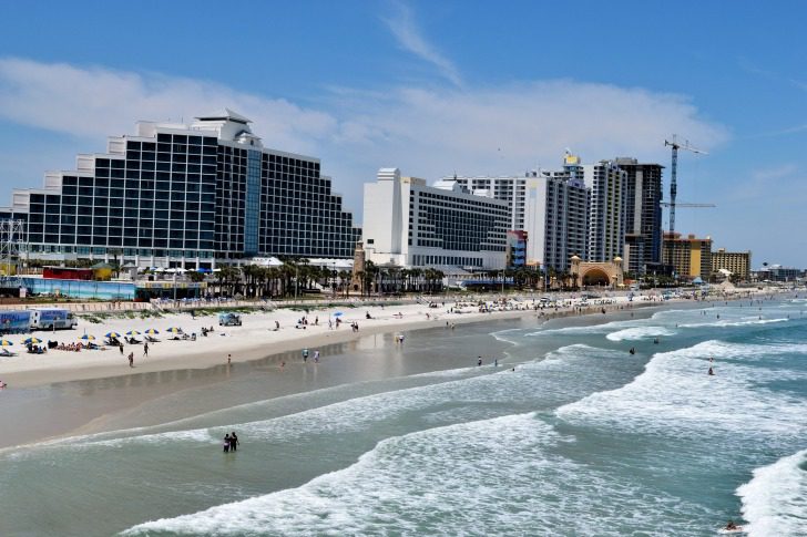 Daytona beach in Florida