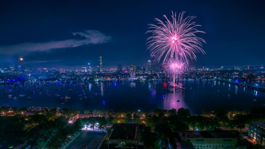 fireworks in Philadelphia 4th july