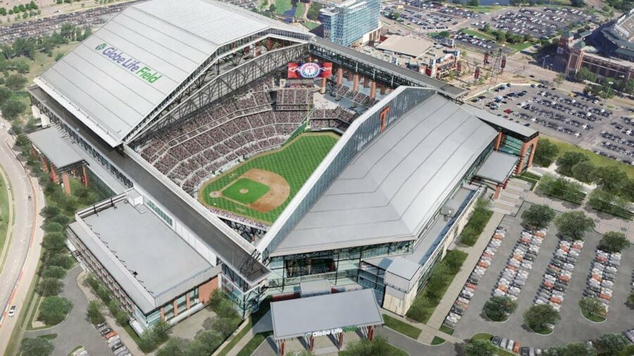 Globe Life Field retractive roof