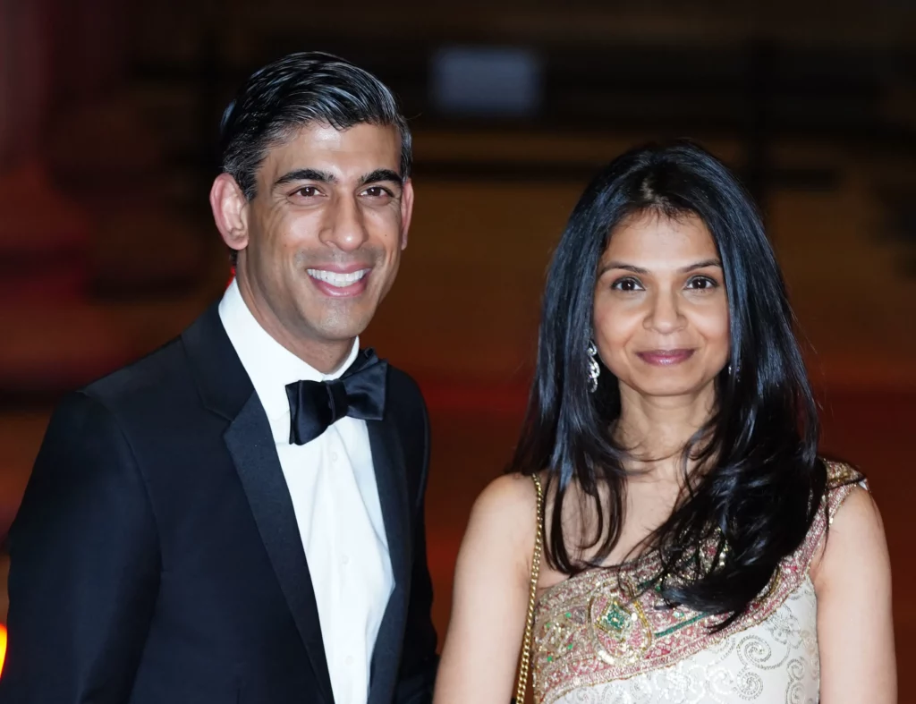 rishi and his wife