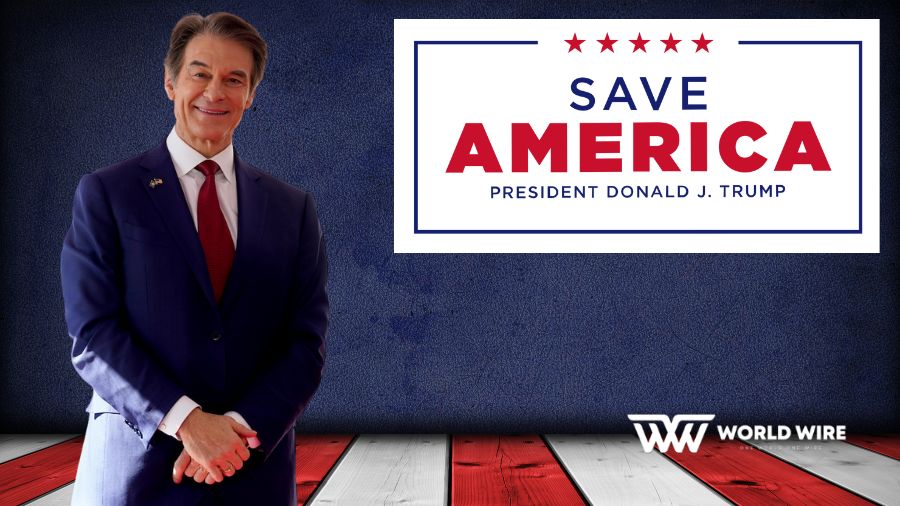 Dr. Mehmet Oz speak at Pennsylvania Save America Rally