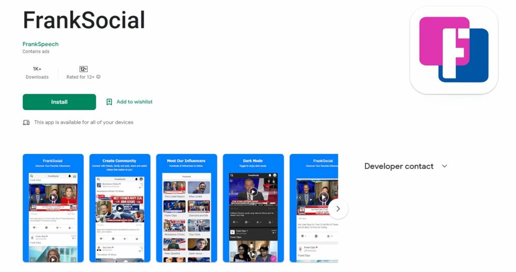 FrankSocial - Best Conservative Social Media App
