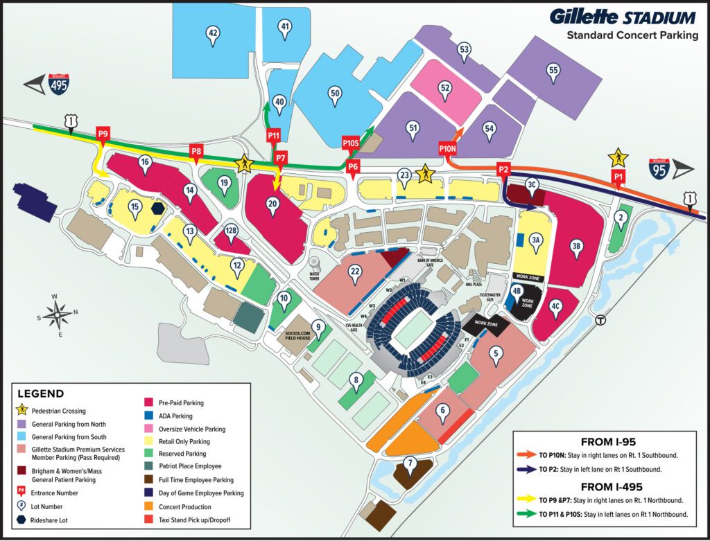Gillette Stadium Parking Options