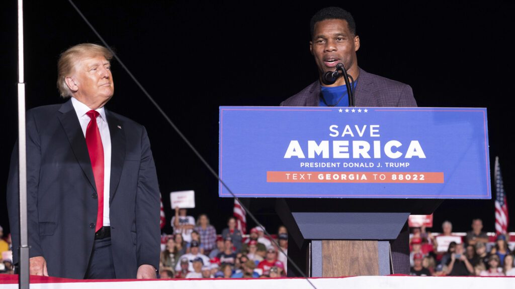 Herschel Walker has endorsed Donald Trump for president