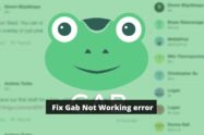 How to fix gab not working error