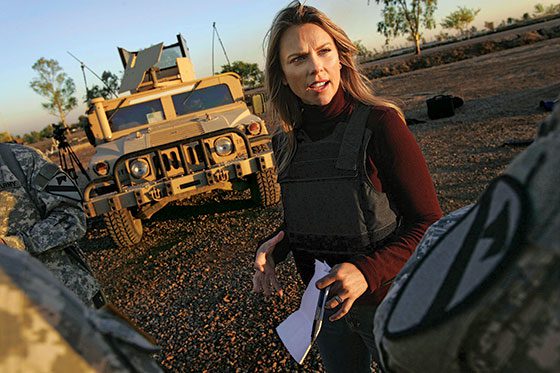 Lara Logan as War Correspondent