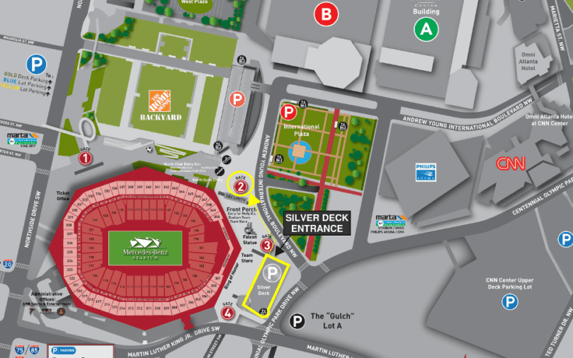 Mercedes-Benz Stadium Official Parking options