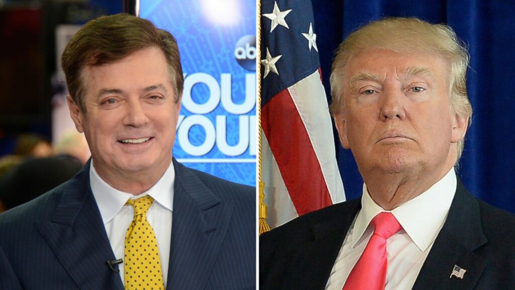 Paul Manafort and Donald Trump