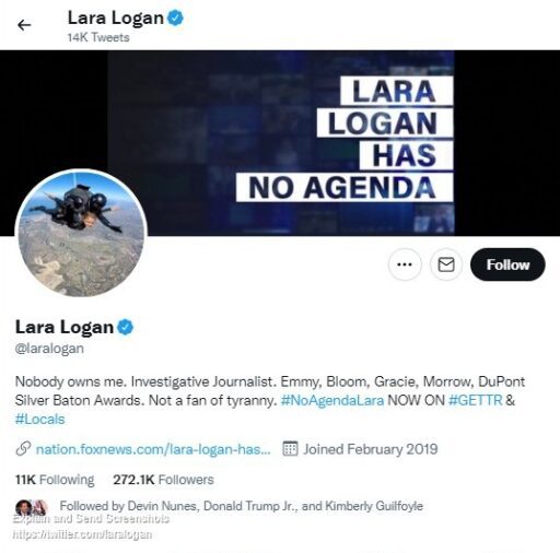 Lara Logan Twitter