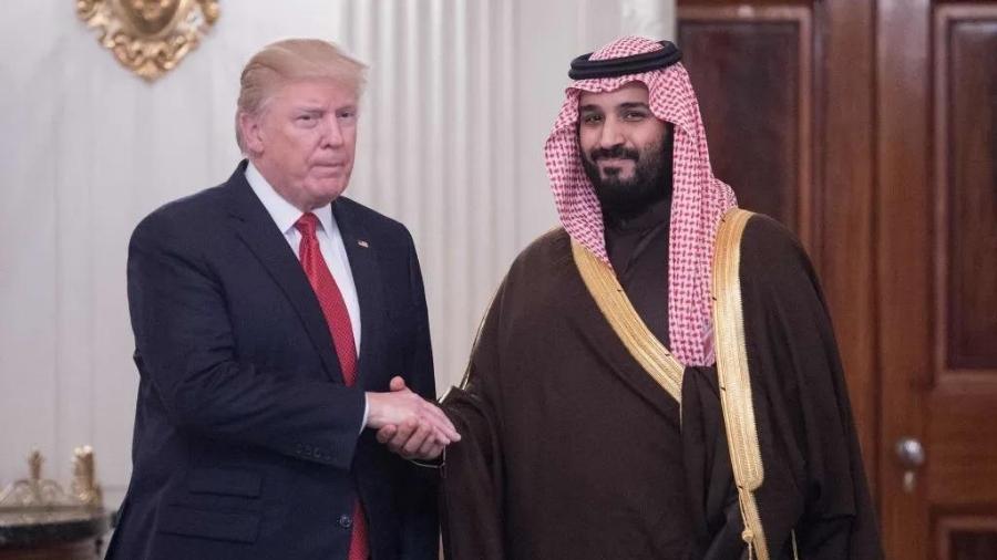 The Crown Prince and Donald trump